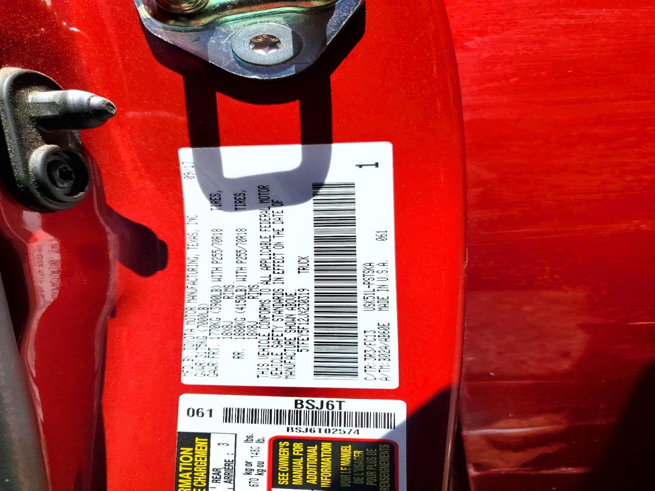 2018 TOYOTA TUNDRA CREWMAX SR5 photo 23