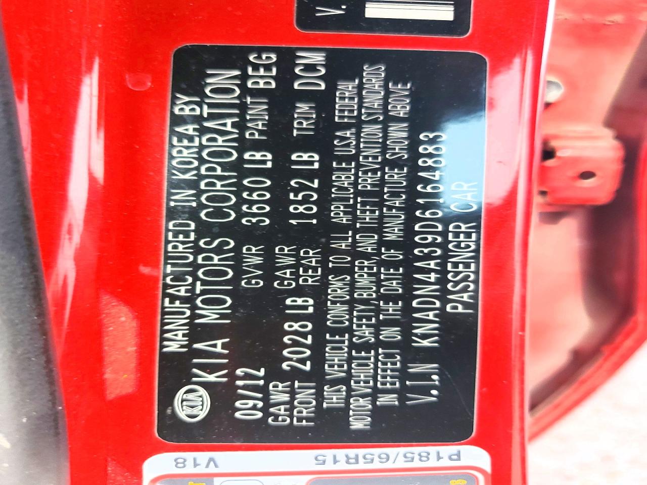 2013 KIA RIO EX photo 25