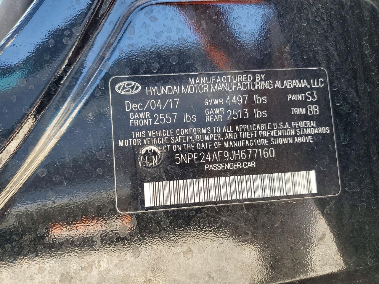 2018 HYUNDAI SONATA SE photo 12