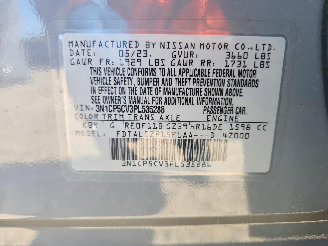 2023 NISSAN KICKS SV photo 25