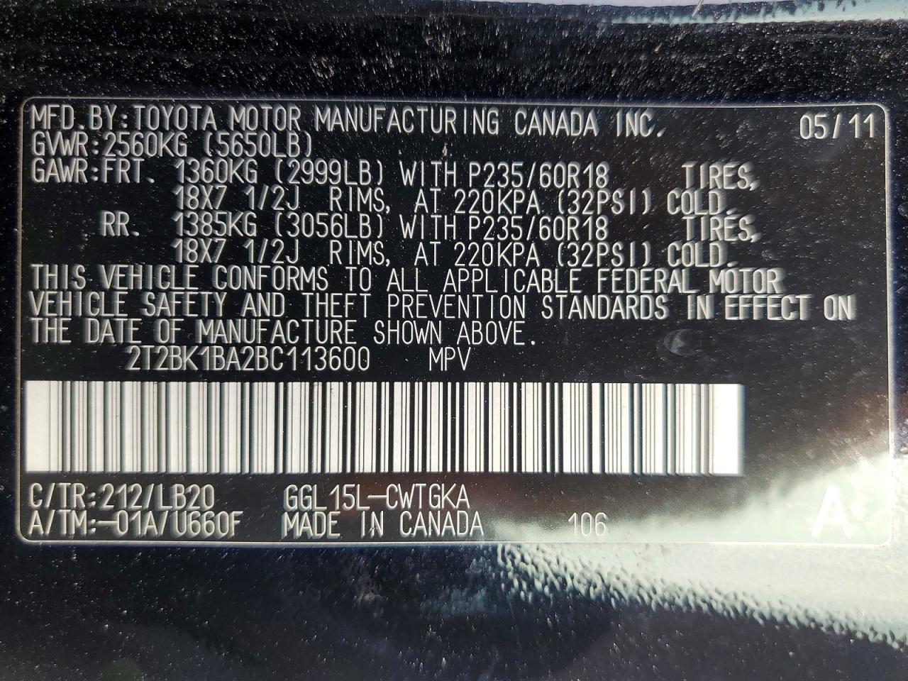 2011 LEXUS RX 350 photo 27