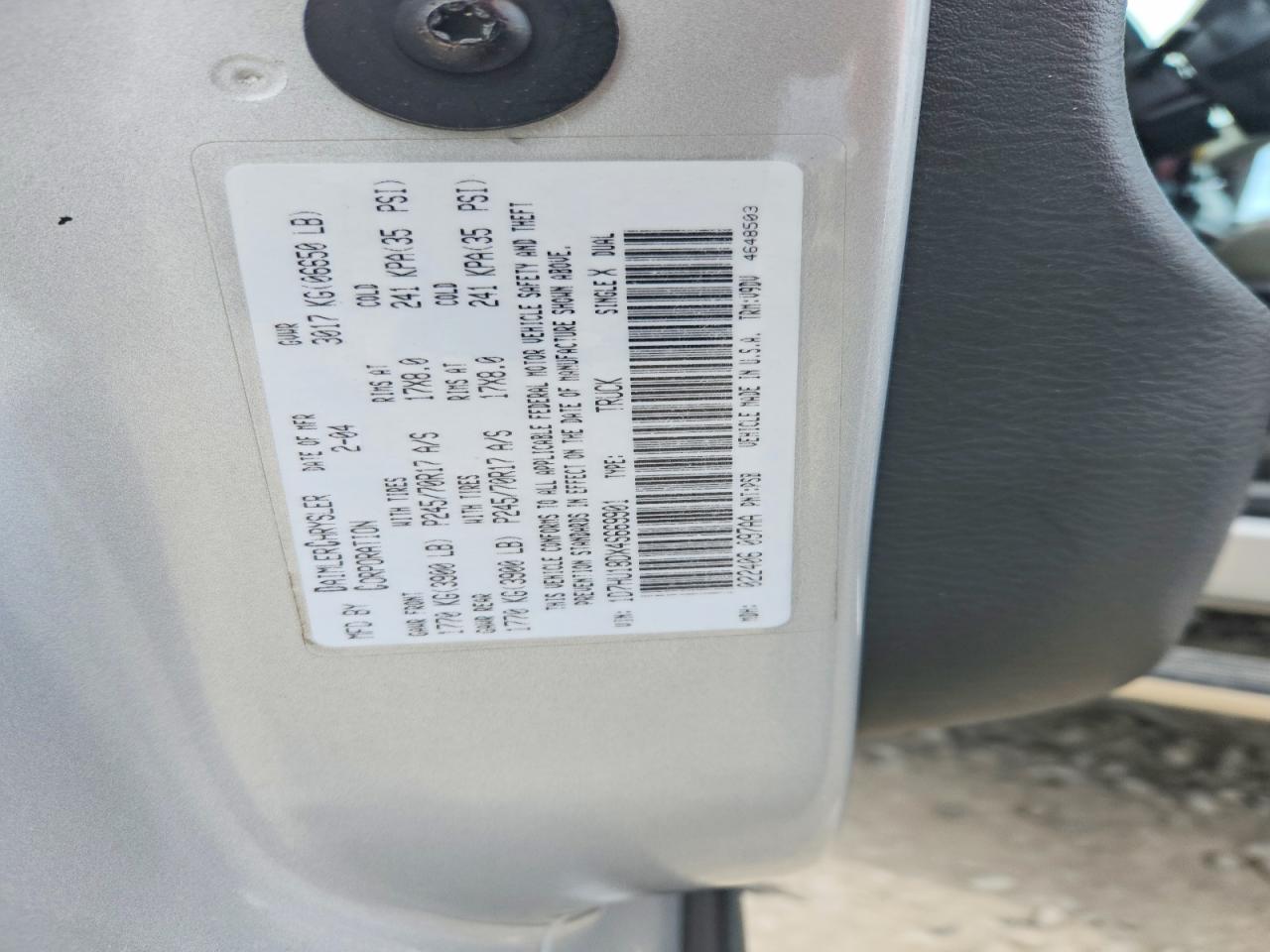 2004 DODGE RAM 1500 ST photo 13
