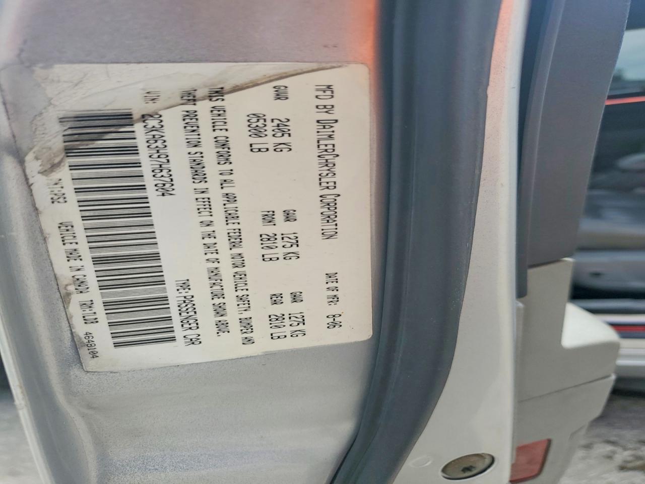 2007 CHRYSLER 300C photo 23