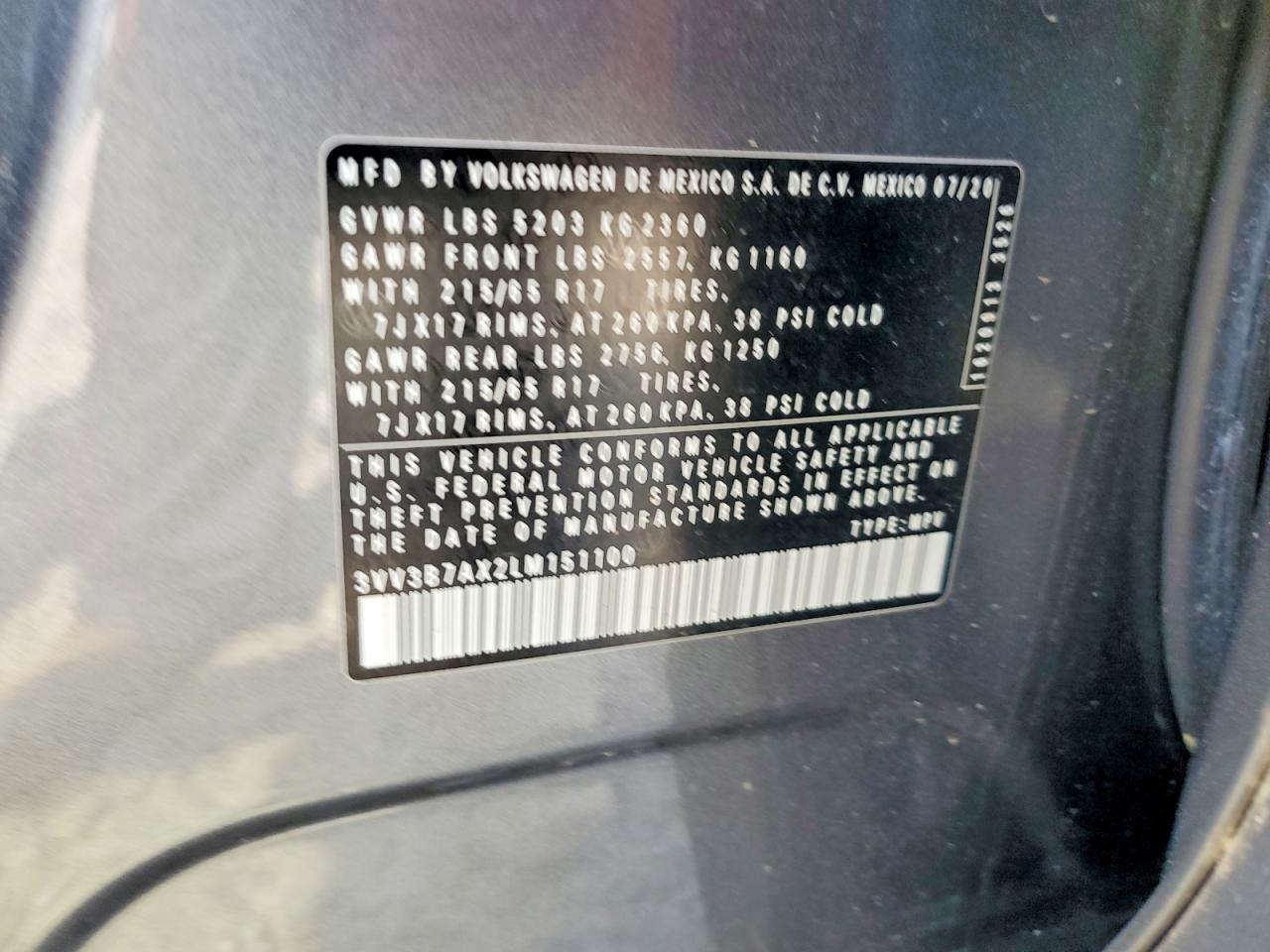 2020 VOLKSWAGEN TIGUAN SE photo 34