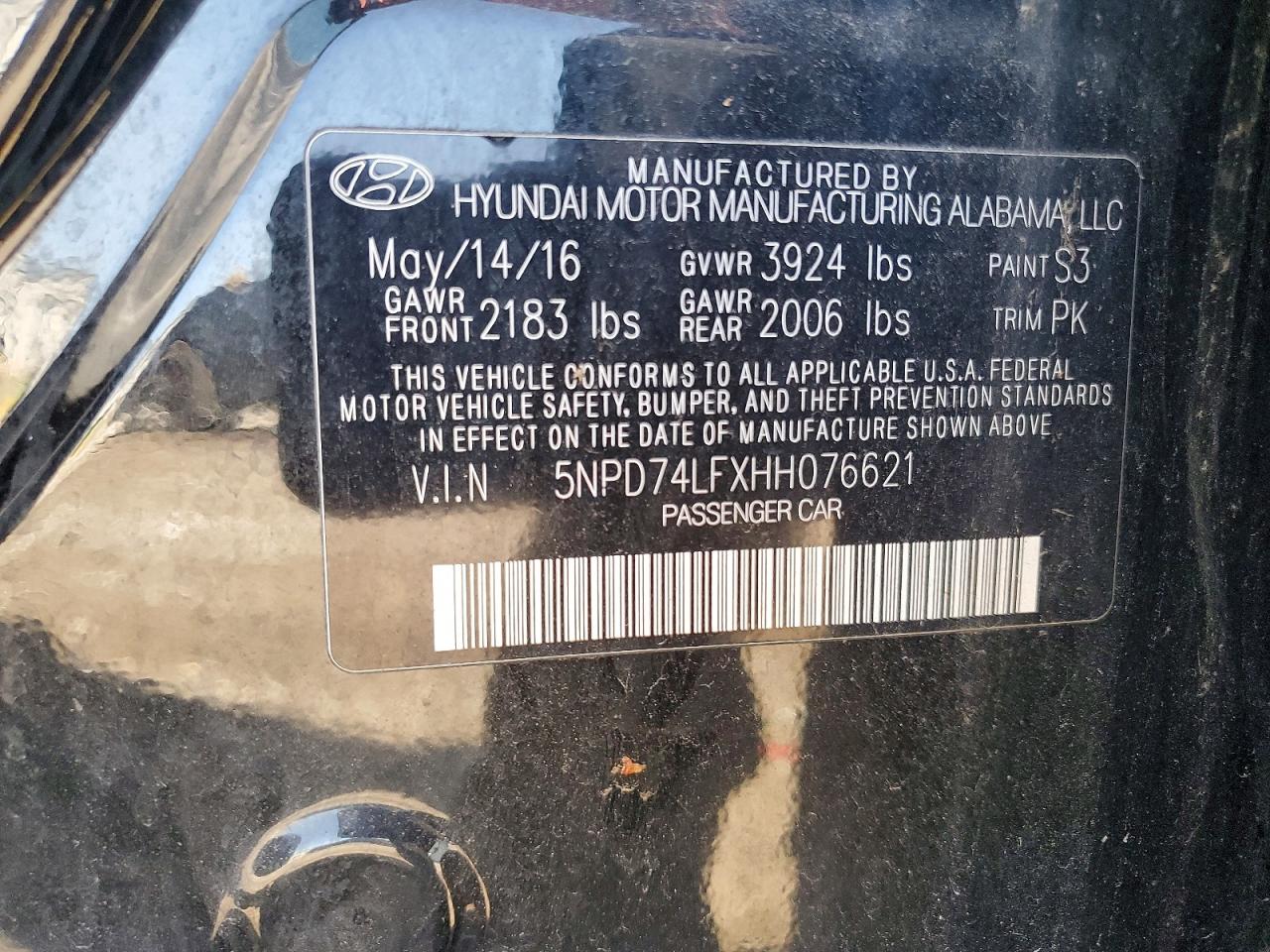 2017 HYUNDAI ELANTRA SE photo 34