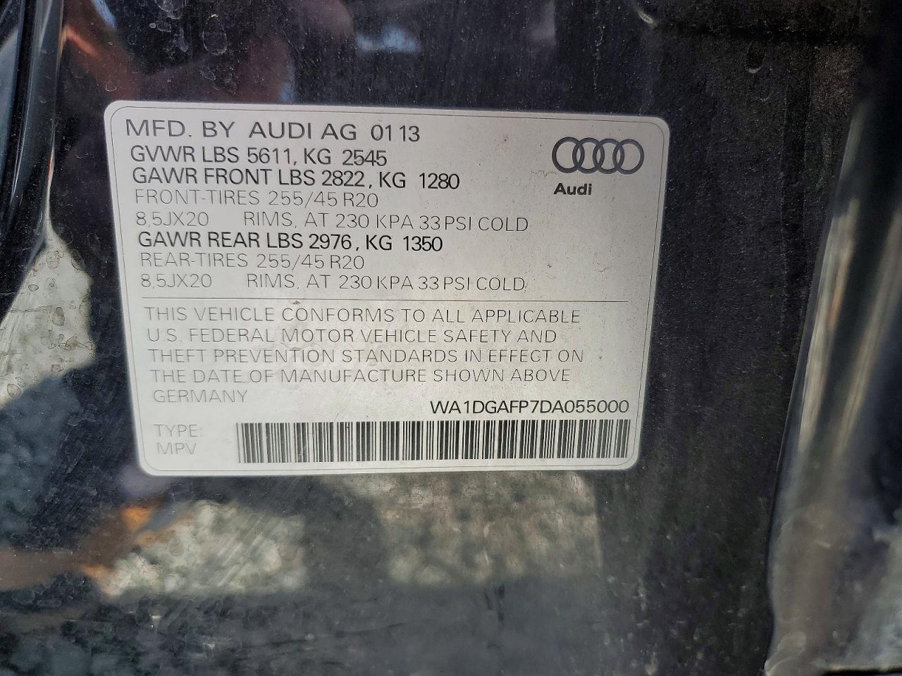 2013 AUDI Q5 PREMIUM PLUS photo 13