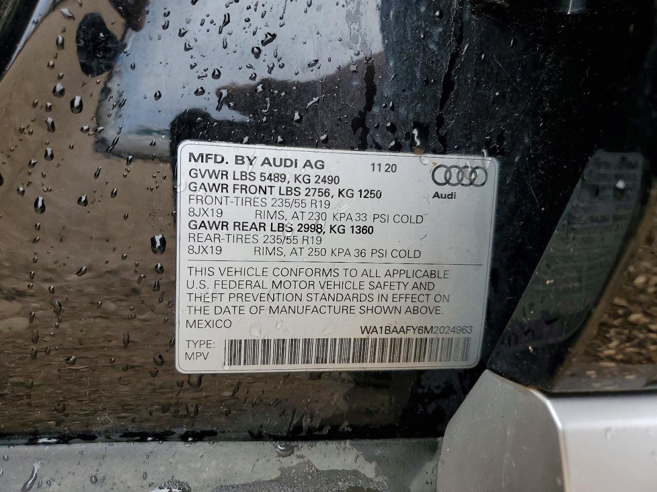 2021 AUDI Q5 PREMIUM PLUS photo 12