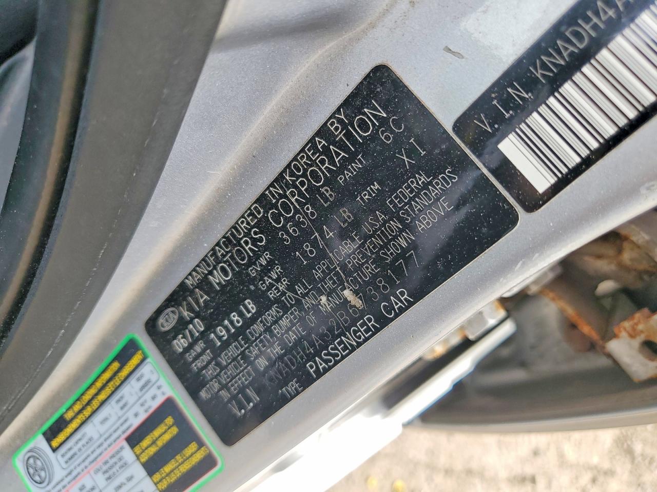 2011 KIA RIO LX photo 34