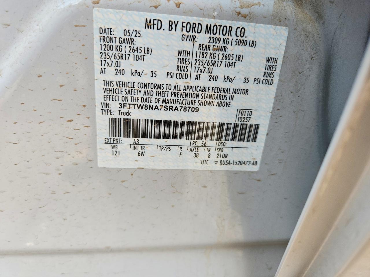 2025 FORD MAVERICK TREMOR photo 25