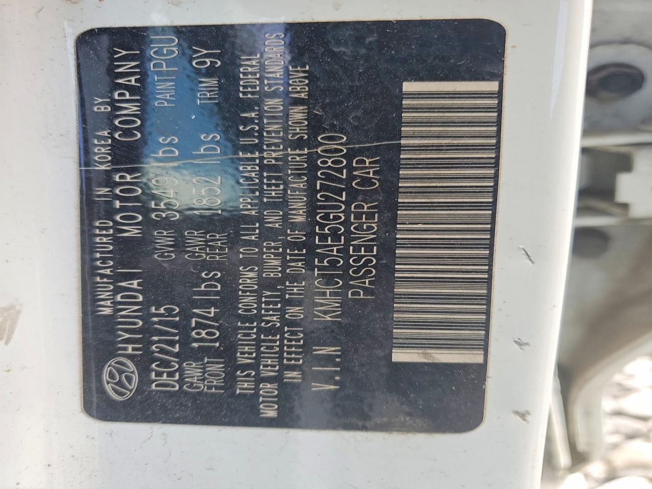 2016 HYUNDAI ACCENT SE photo 34