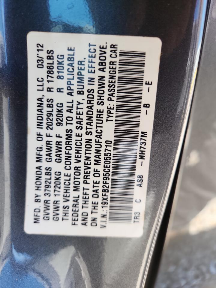 2012 HONDA CIVIC EXL photo 25