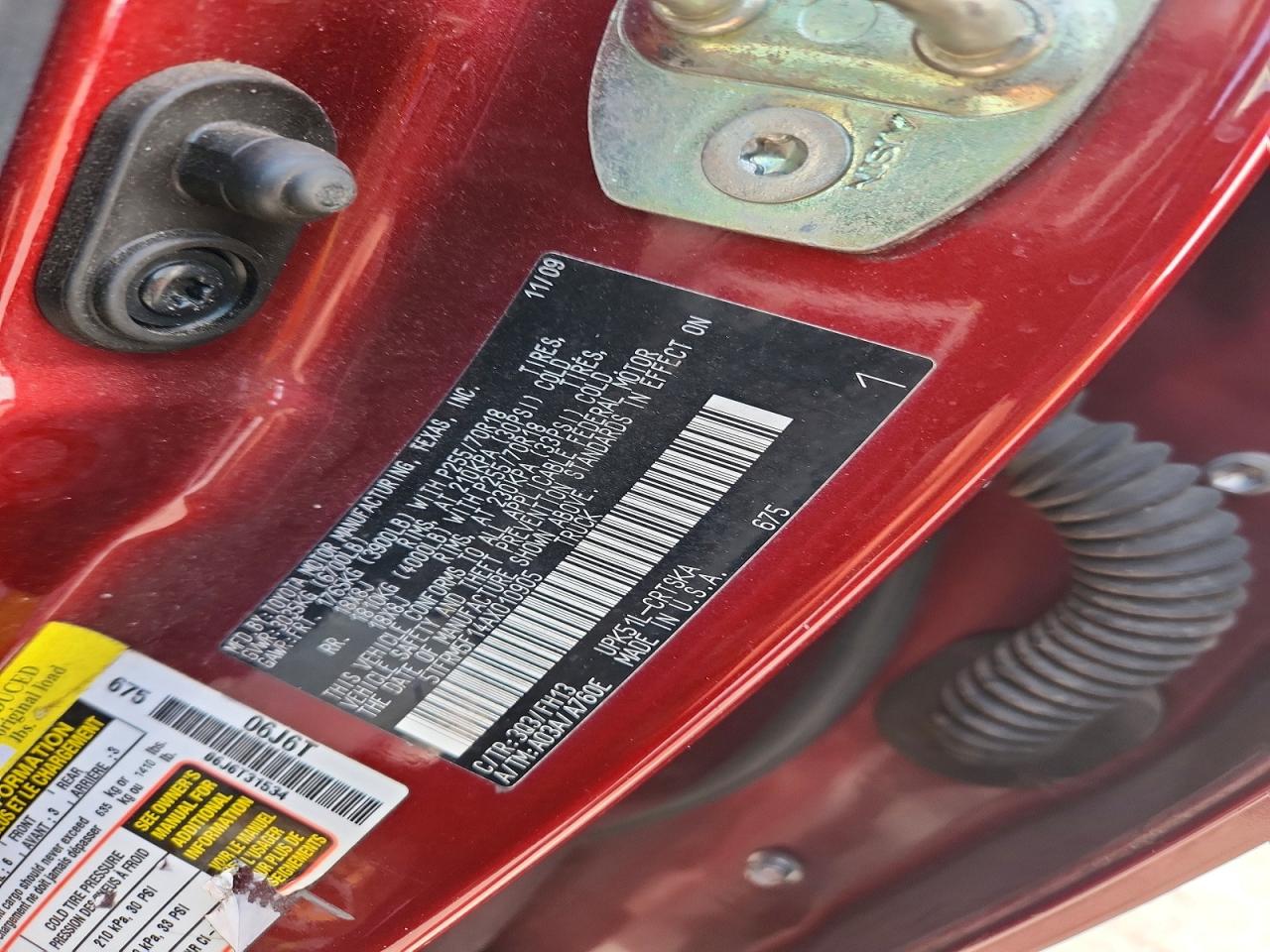 2010 TOYOTA TUNDRA DOUBLE CAB SR5 photo 12