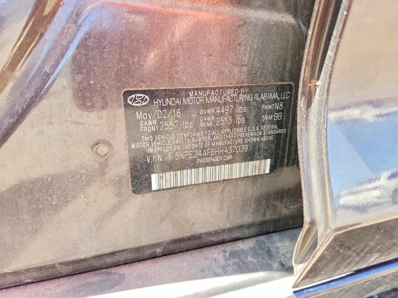 2017 HYUNDAI SONATA SE photo 23