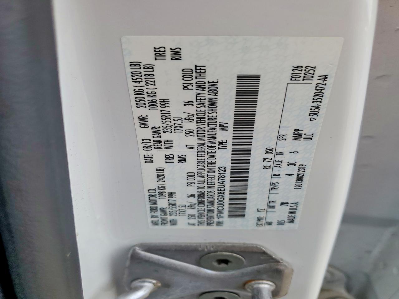 2014 FORD ESCAPE SE photo 25
