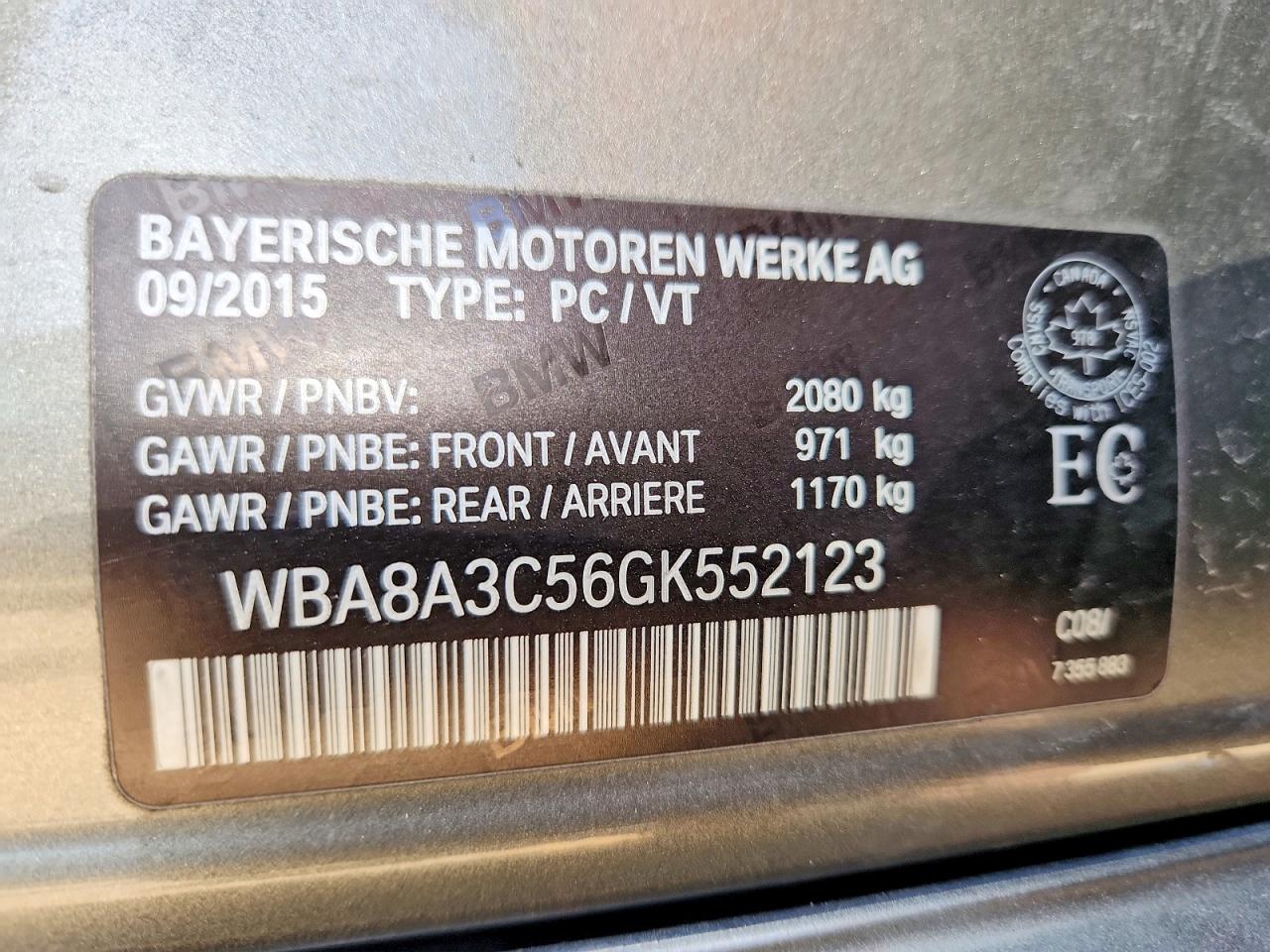 2016 BMW 320 XI photo 23