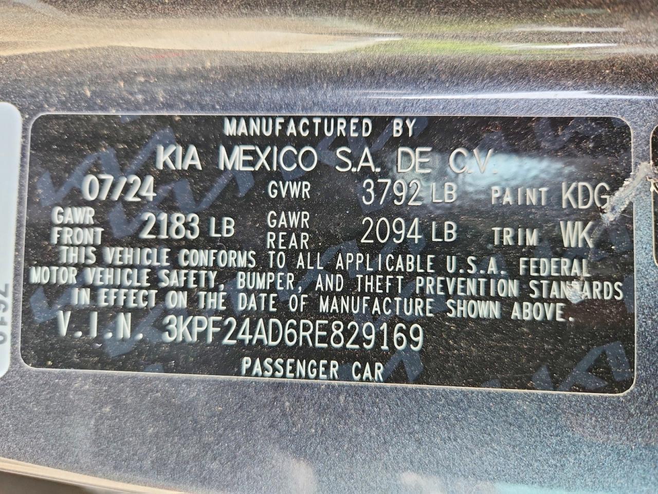 2024 KIA FORTE LXS photo 23