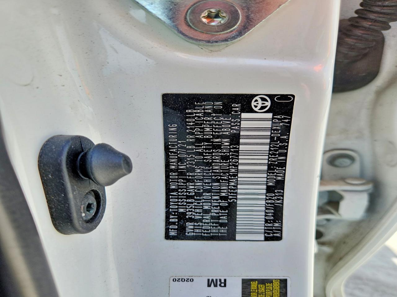 2021 TOYOTA COROLLA LE photo 34