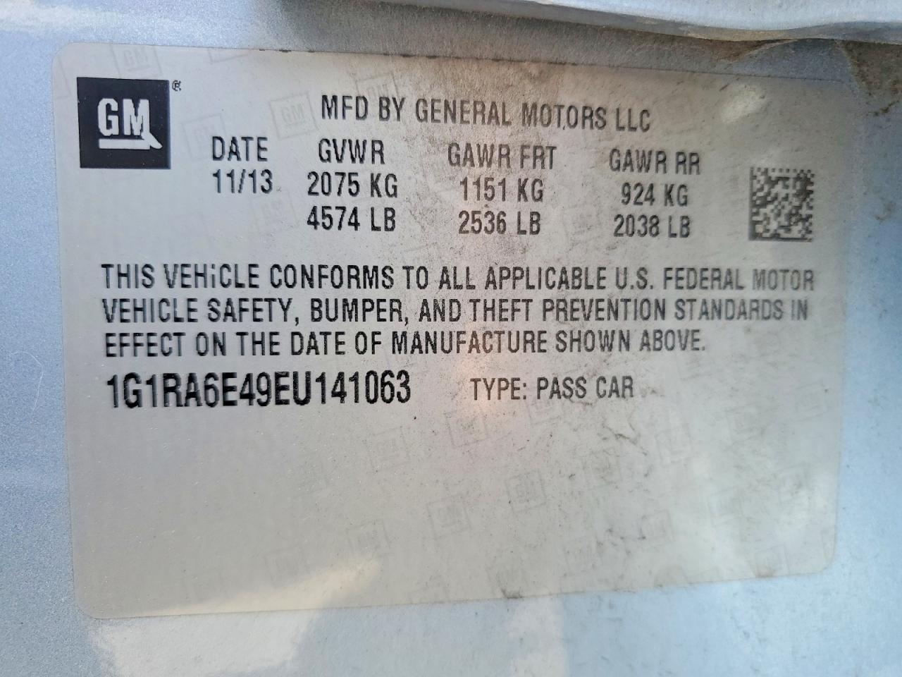 2014 CHEVROLET VOLT photo 37