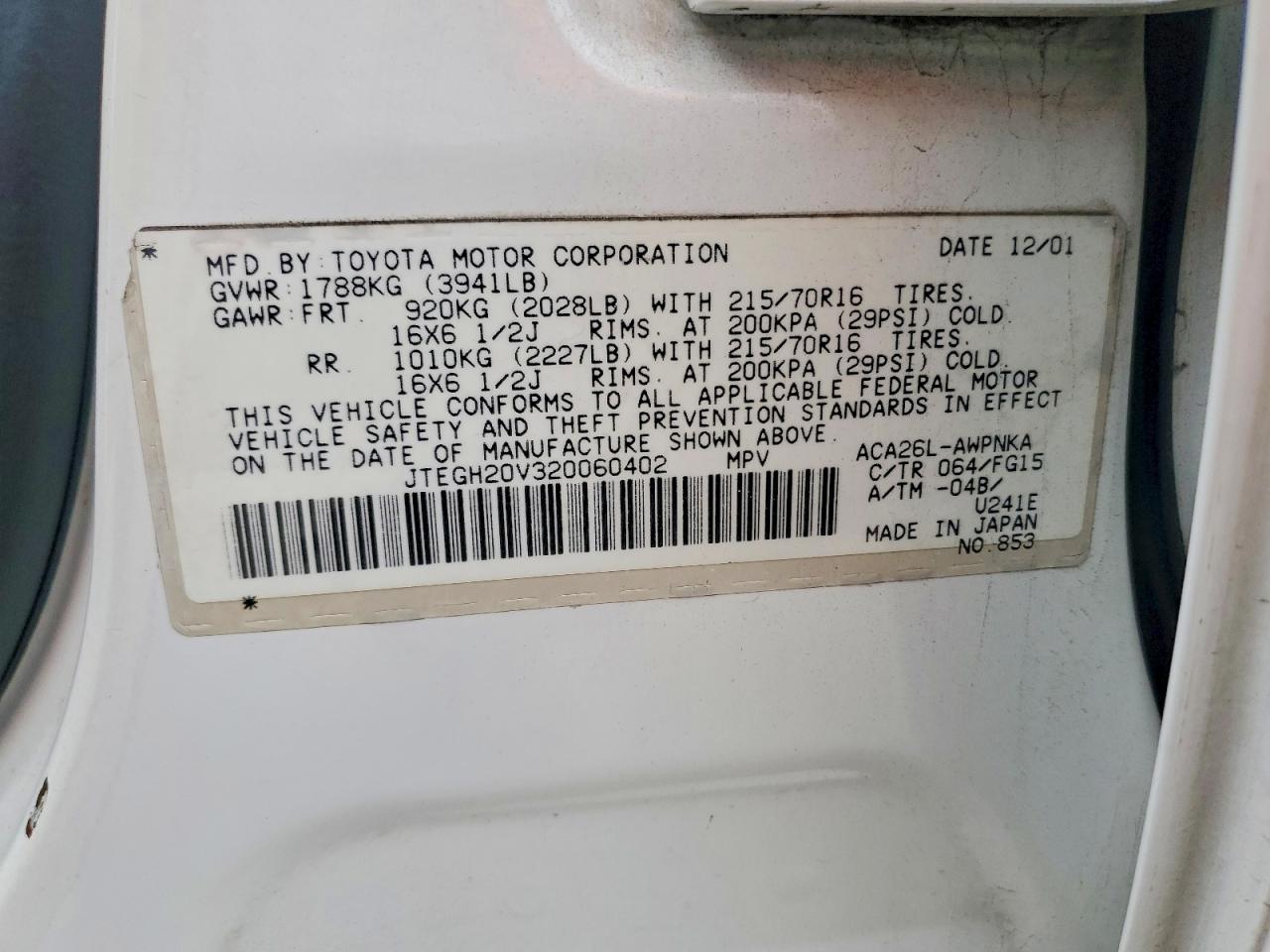 2002 TOYOTA RAV4 BASE photo 23