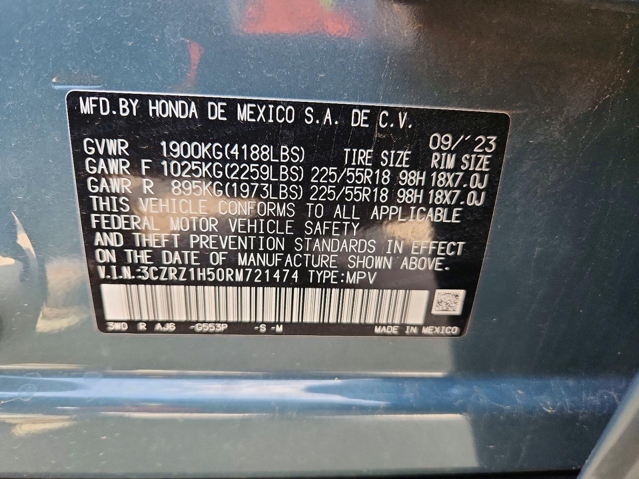 2024 HONDA HR-V photo 40