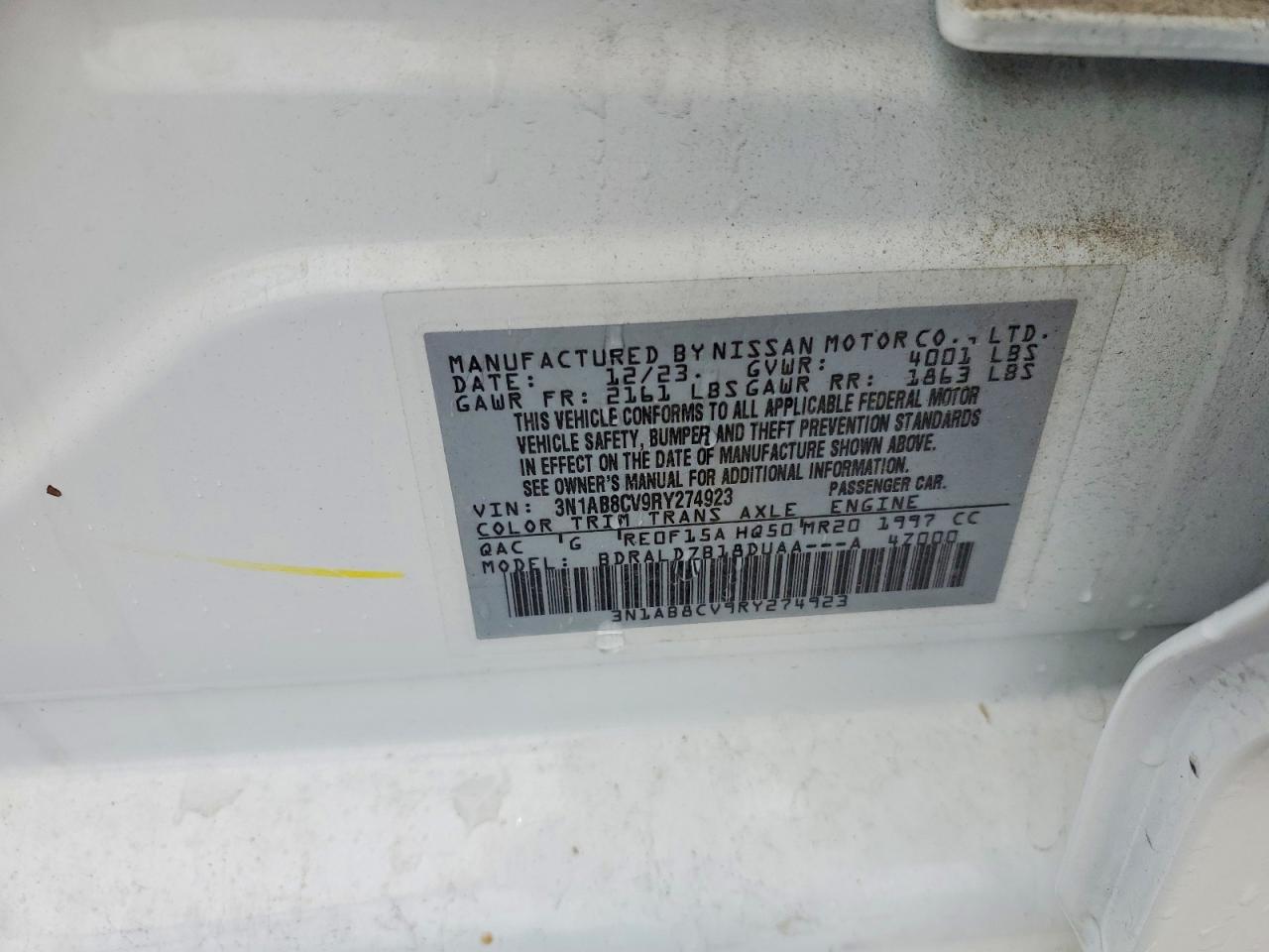 2024 NISSAN SENTRA SV photo 23