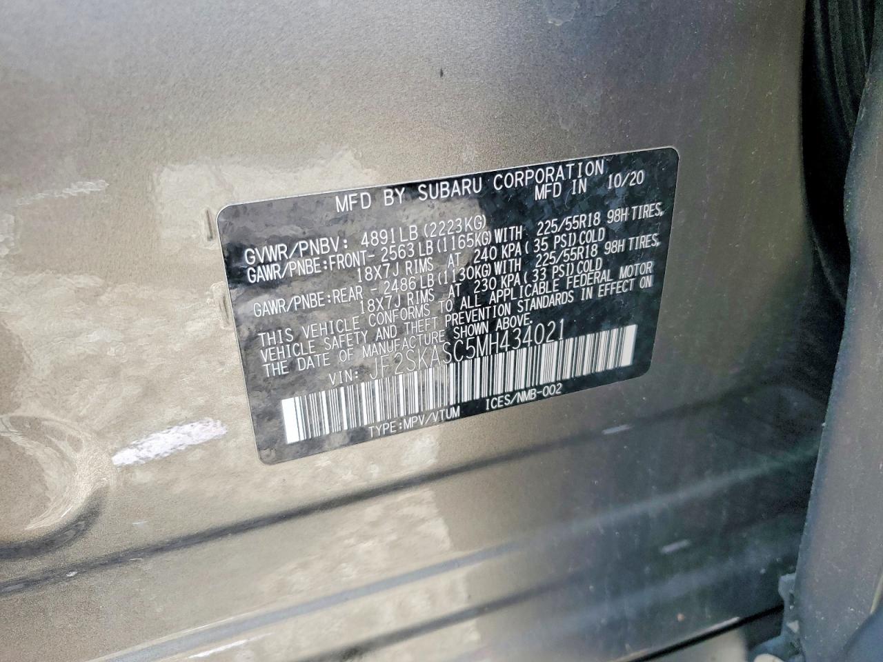 2021 SUBARU FORESTER LIMITED photo 25