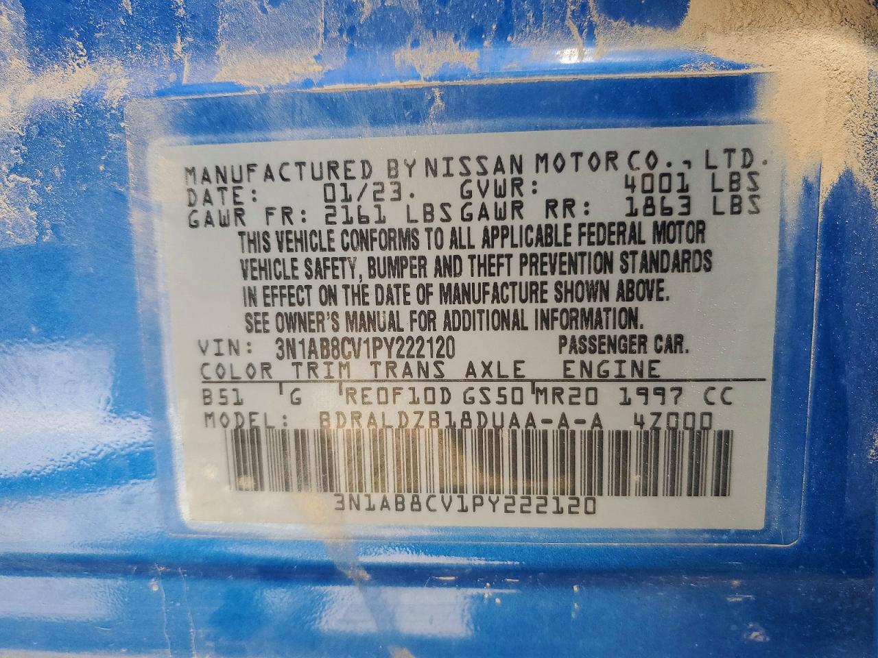 2023 NISSAN SENTRA SV photo 23