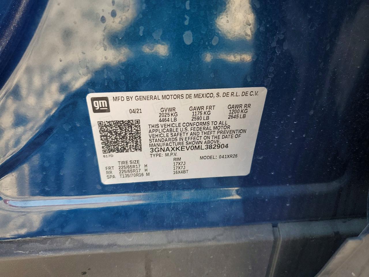 2021 CHEVROLET EQUINOX LT photo 13