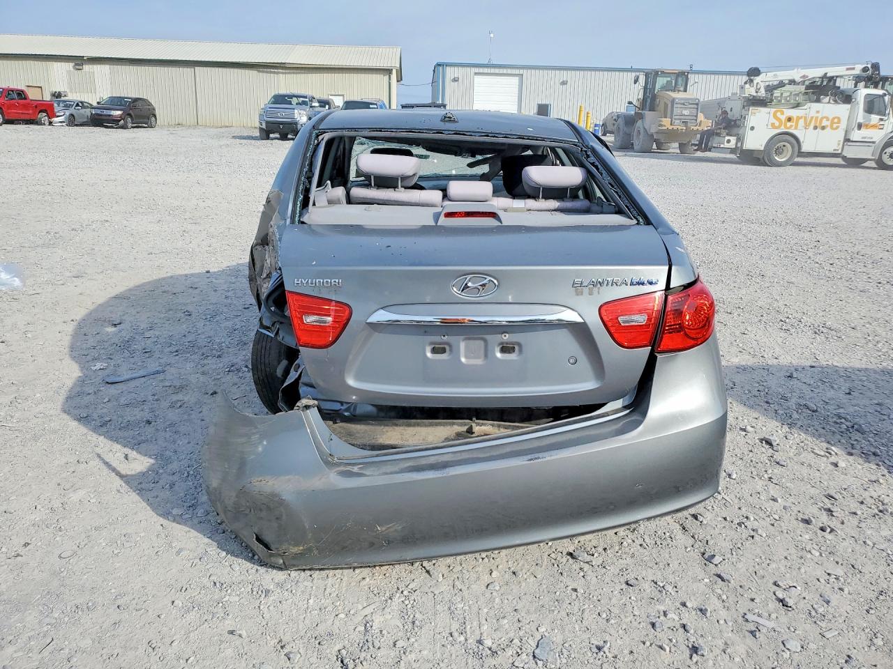 2010 HYUNDAI ELANTRA BLUE photo 6