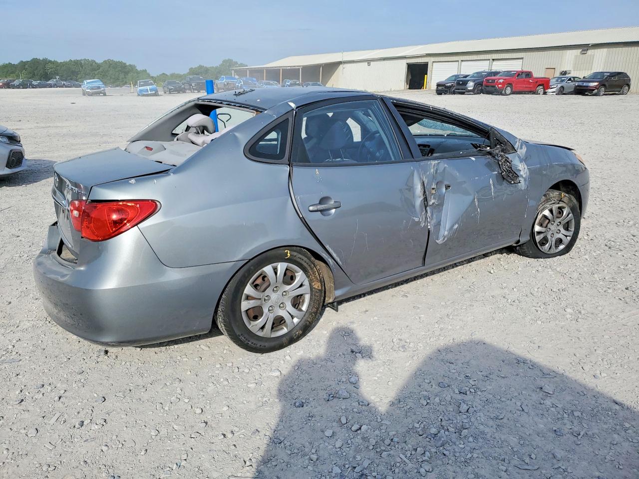 2010 HYUNDAI ELANTRA BLUE photo 3