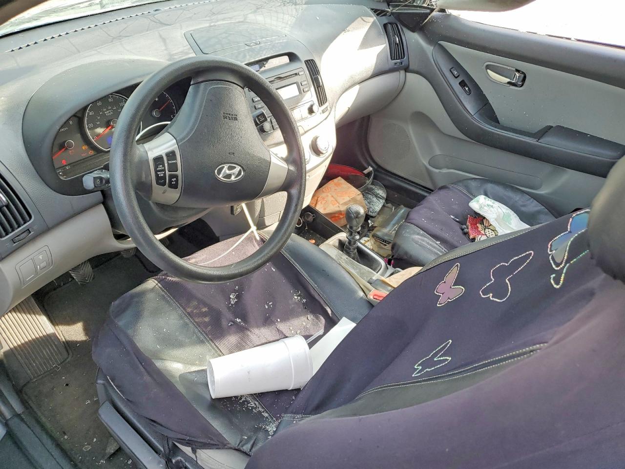 2010 HYUNDAI ELANTRA BLUE photo 8
