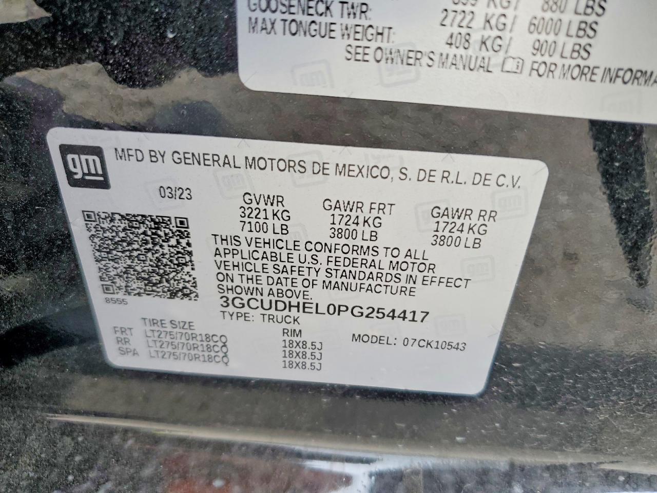 2023 CHEVROLET SILVERADO K1500 ZR2 photo 12