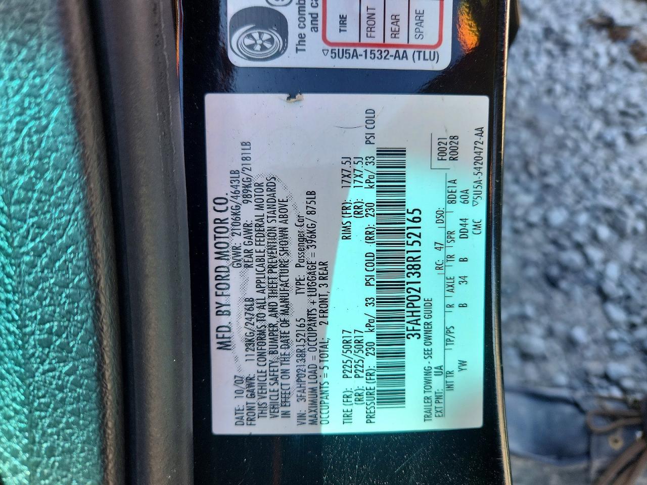 2008 FORD FUSION SEL photo 23