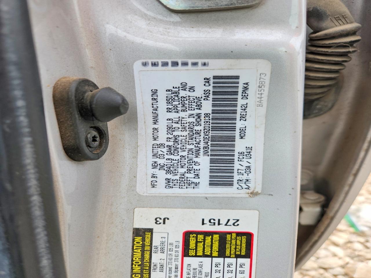2009 TOYOTA COROLLA XLE photo 23