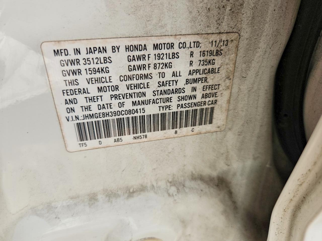 2013 HONDA FIT photo 37