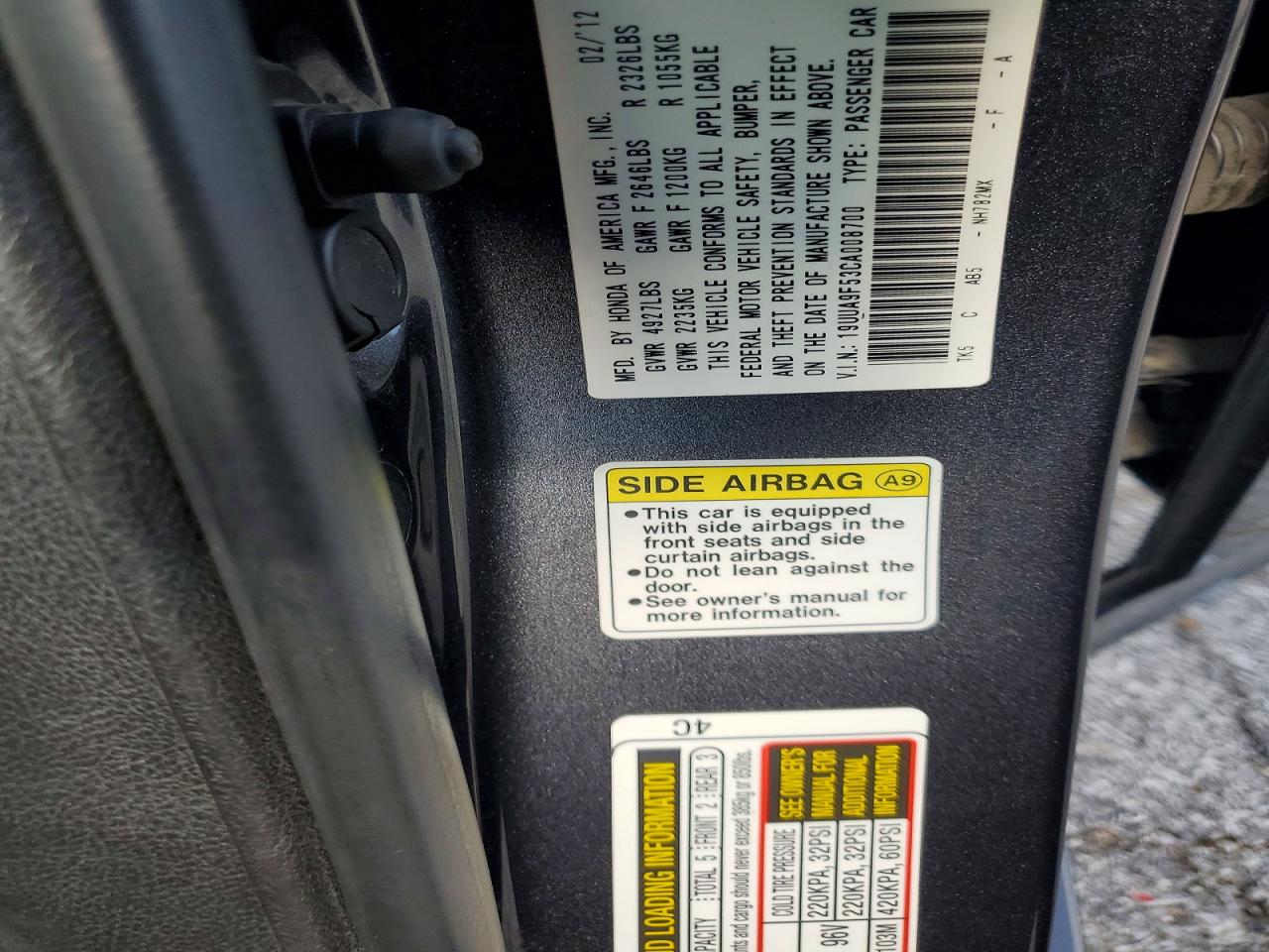 2012 ACURA TL photo 34