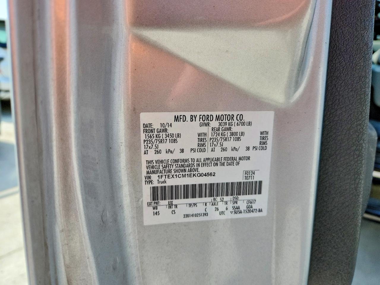 2014 FORD F150 SUPER CAB photo 34