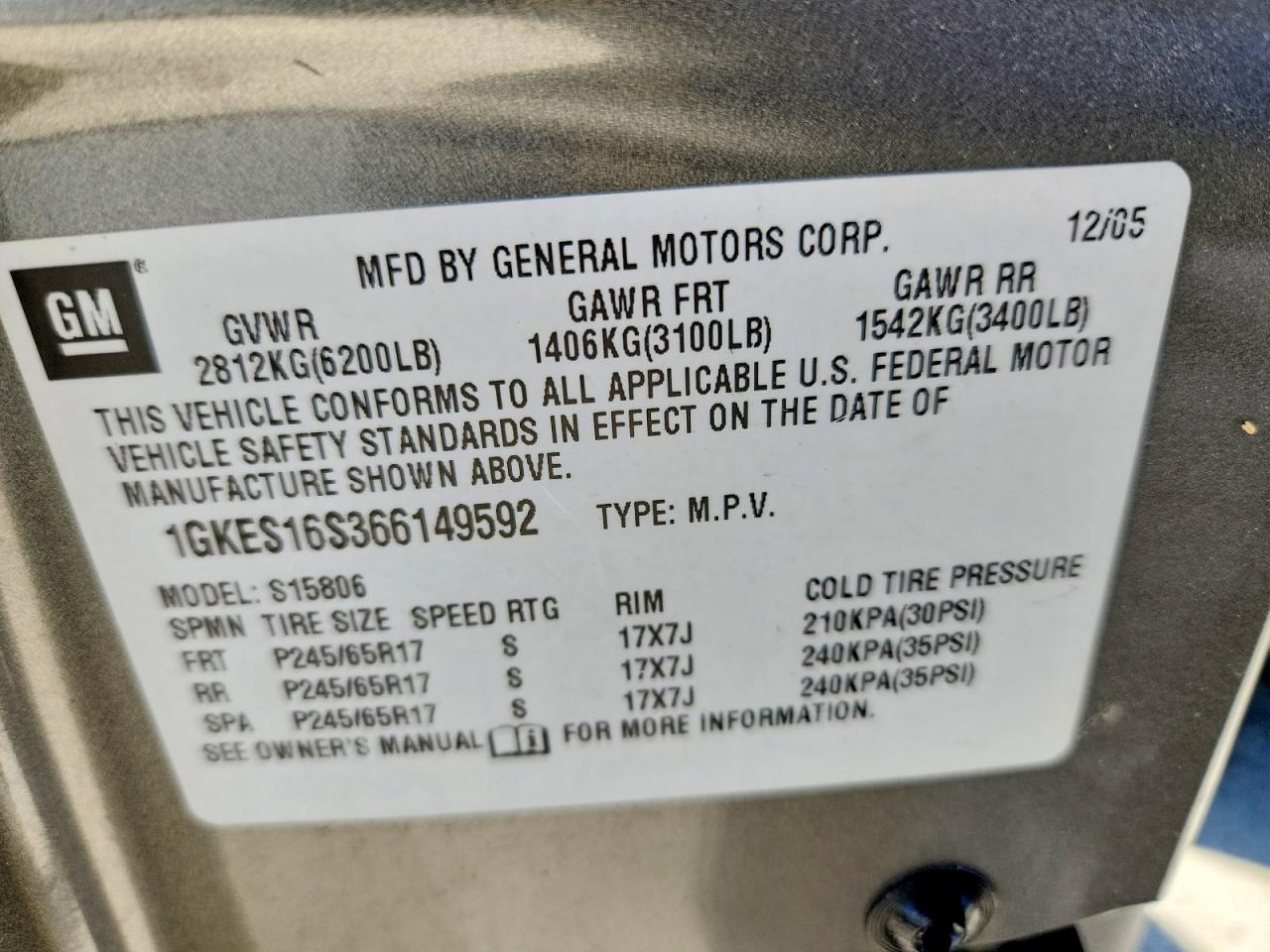 2006 GMC ENVOY XL photo 37