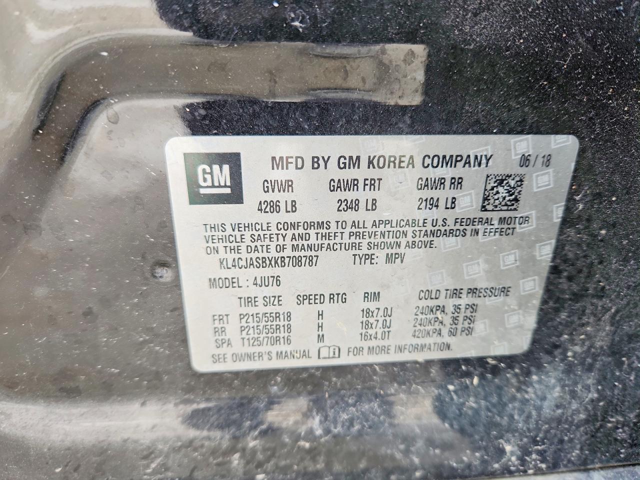 2019 BUICK ENCORE PREFERRED photo 37