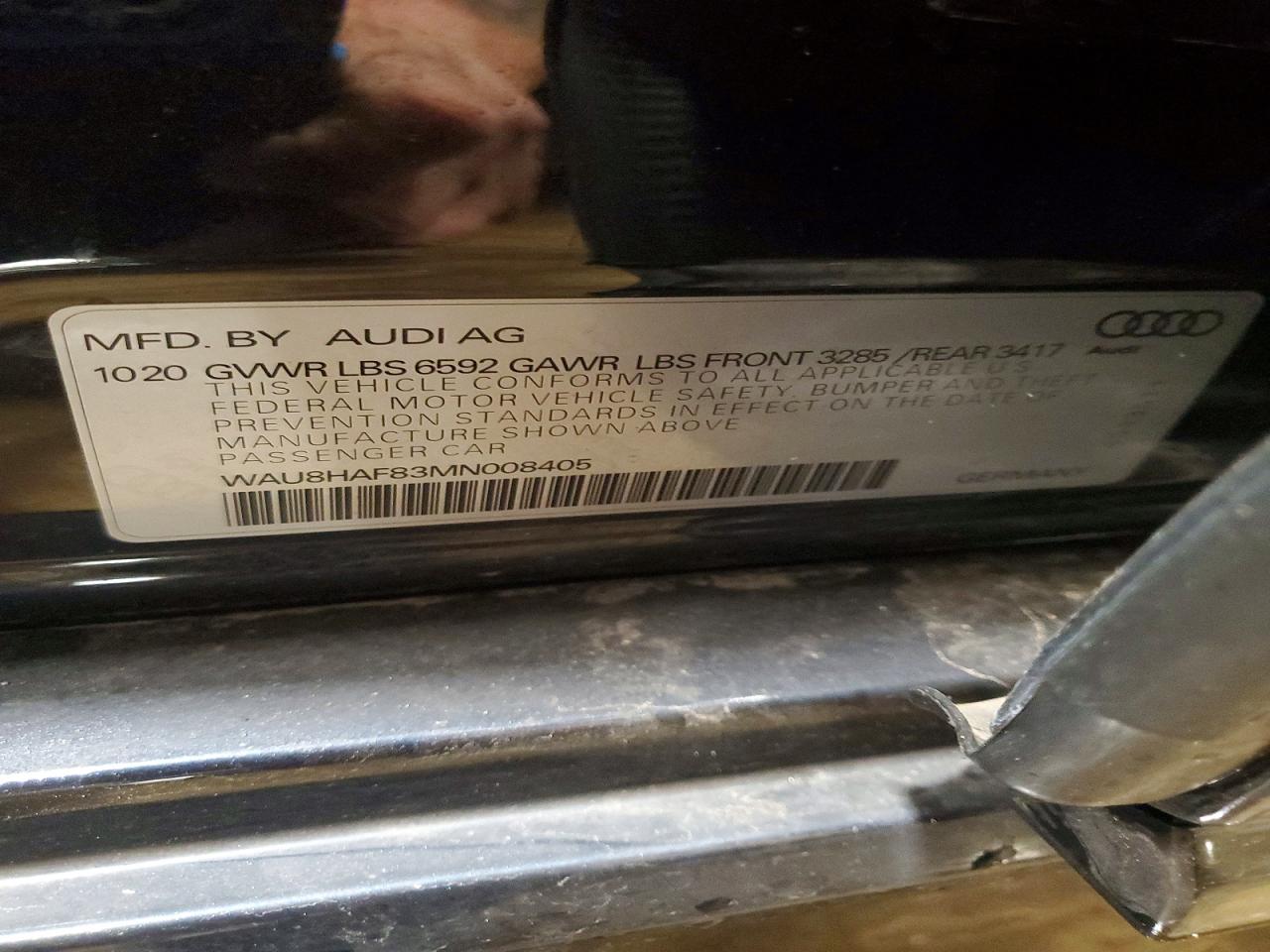 2021 AUDI A8 L E photo 13