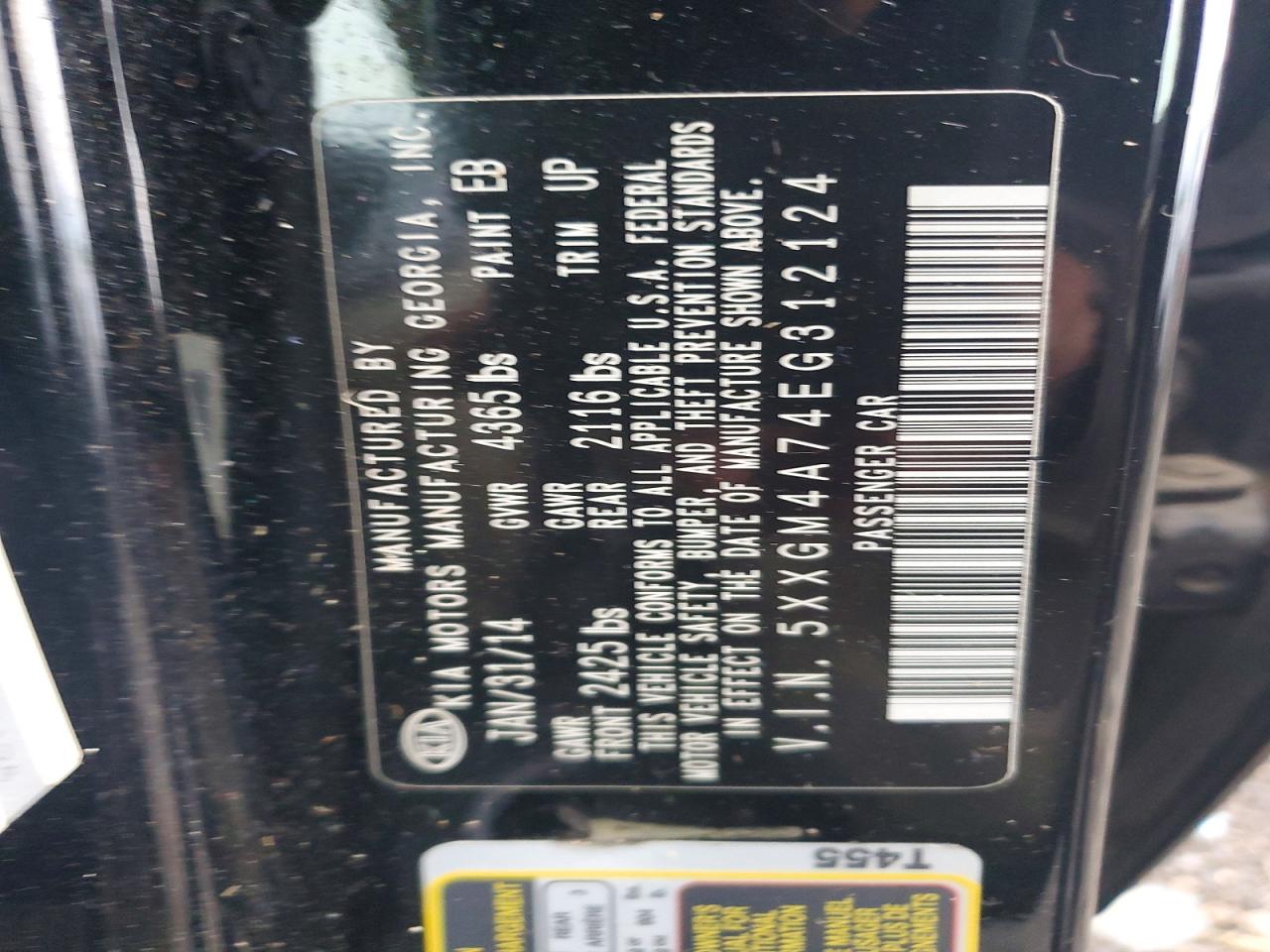 2014 KIA OPTIMA LX photo 34