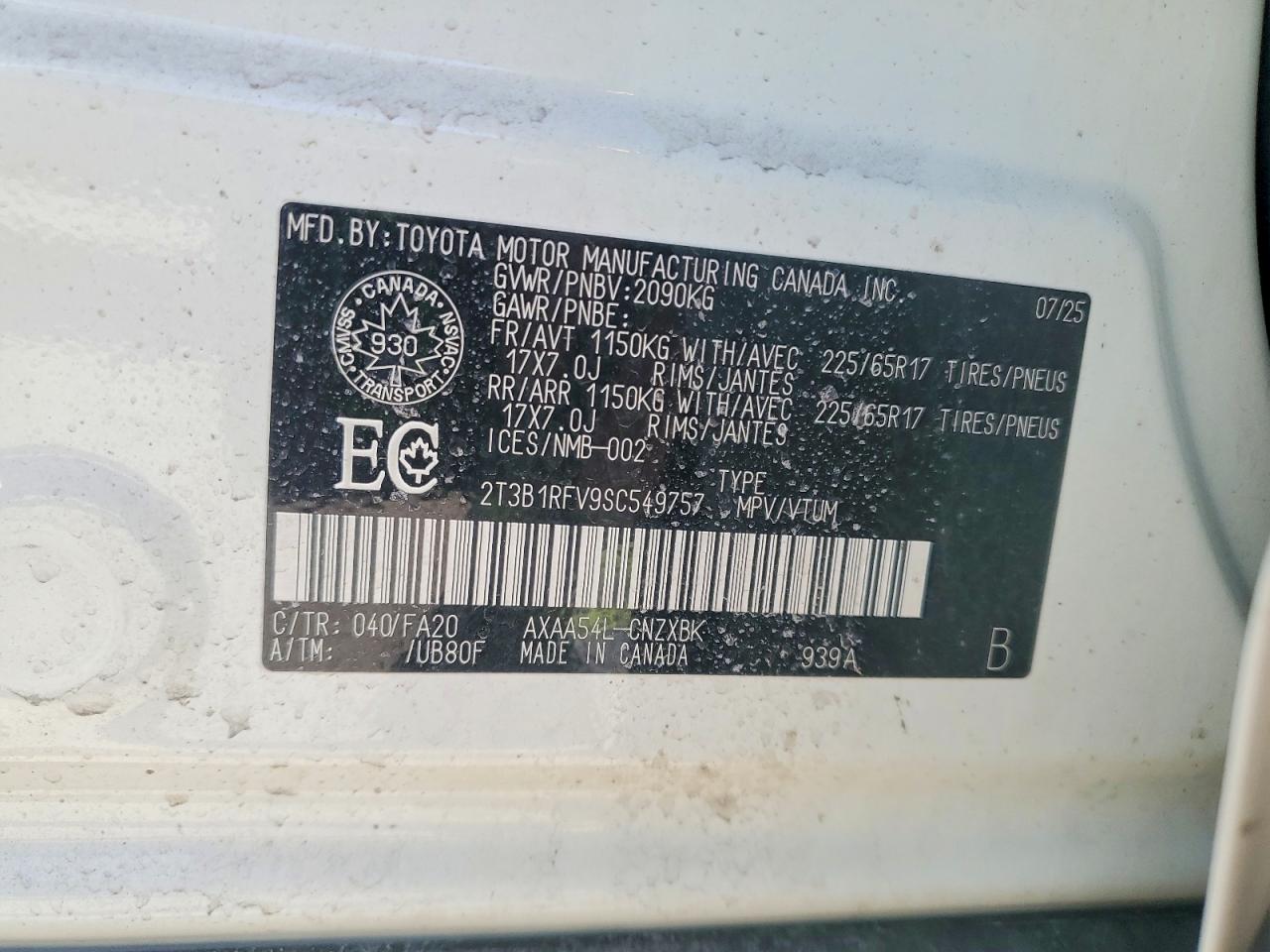 2025 TOYOTA RAV4 LE photo 37