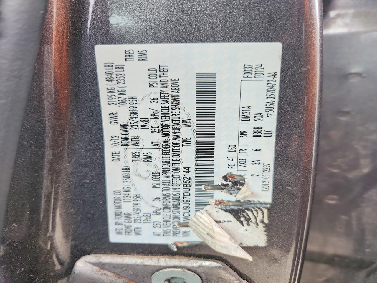 2013 FORD ESCAPE TITANIUM photo 25
