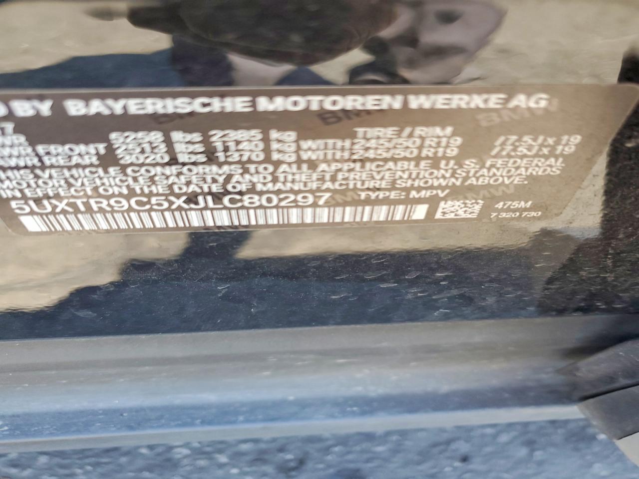 2018 BMW X3 XDRIVE30I photo 25