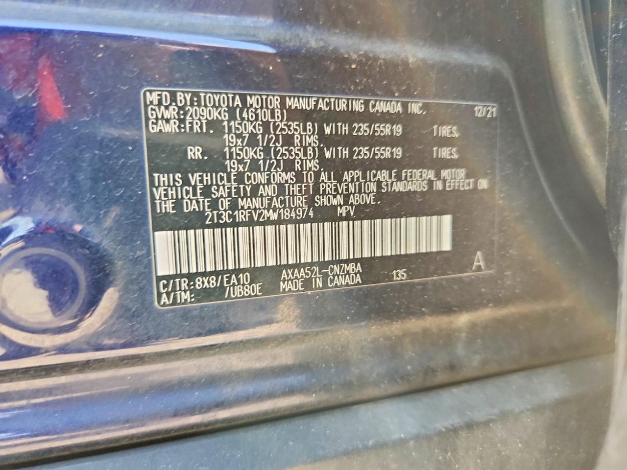 2021 TOYOTA RAV4 XLE PREMIUM photo 40