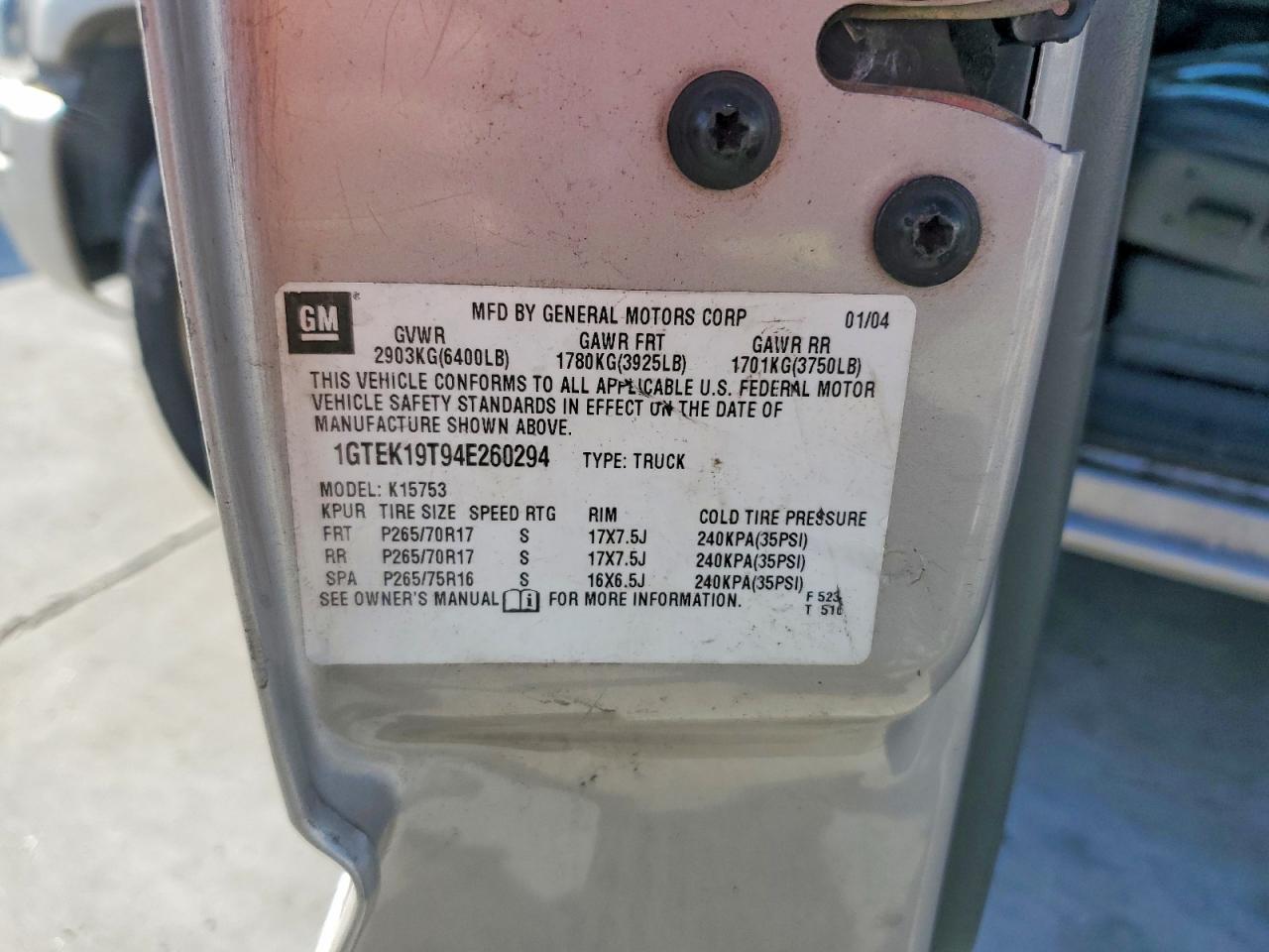 2004 GMC NEW SIERRA K1500 photo 23