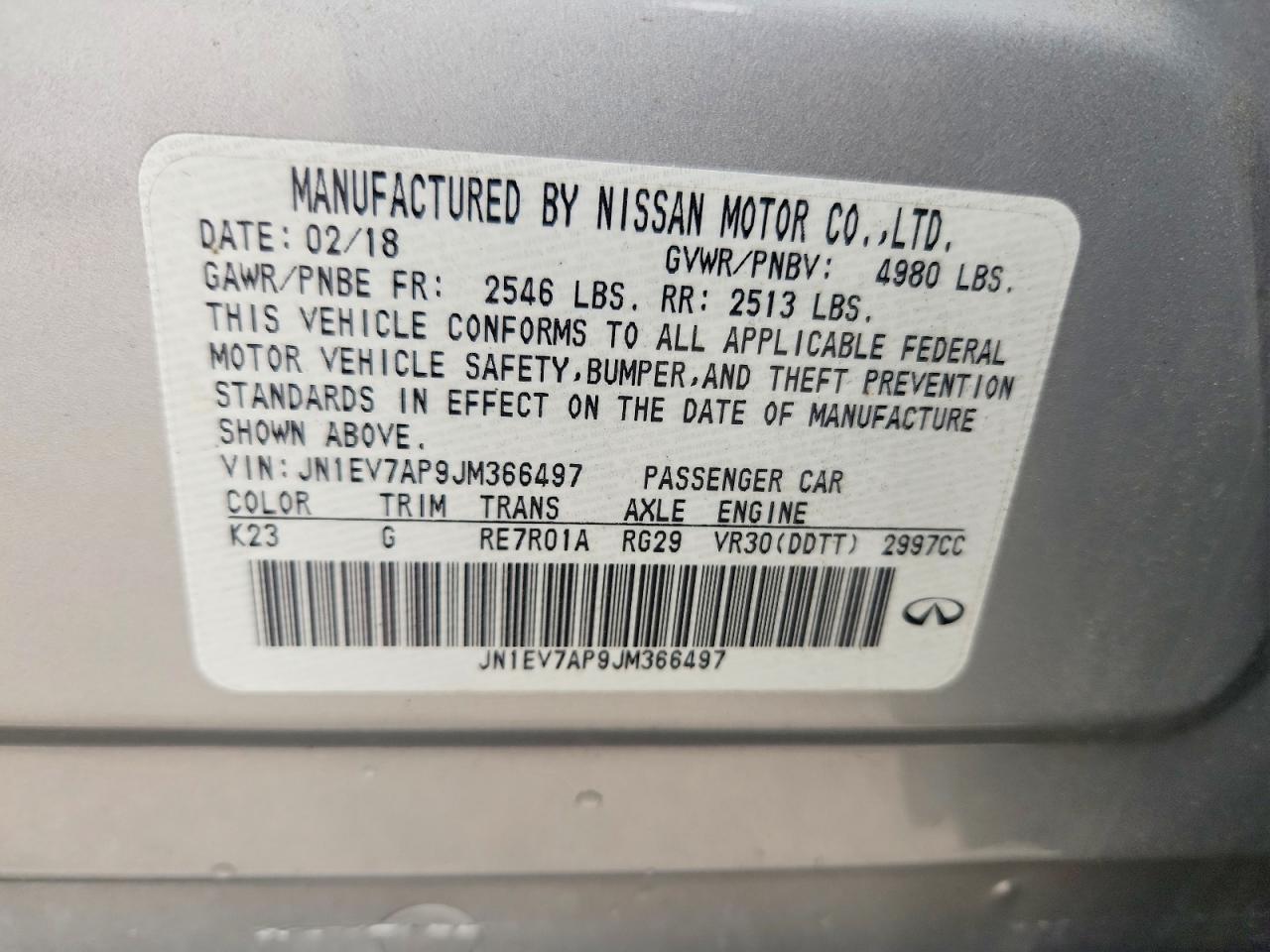 2018 INFINITI Q50 3.0T LUXE photo 34