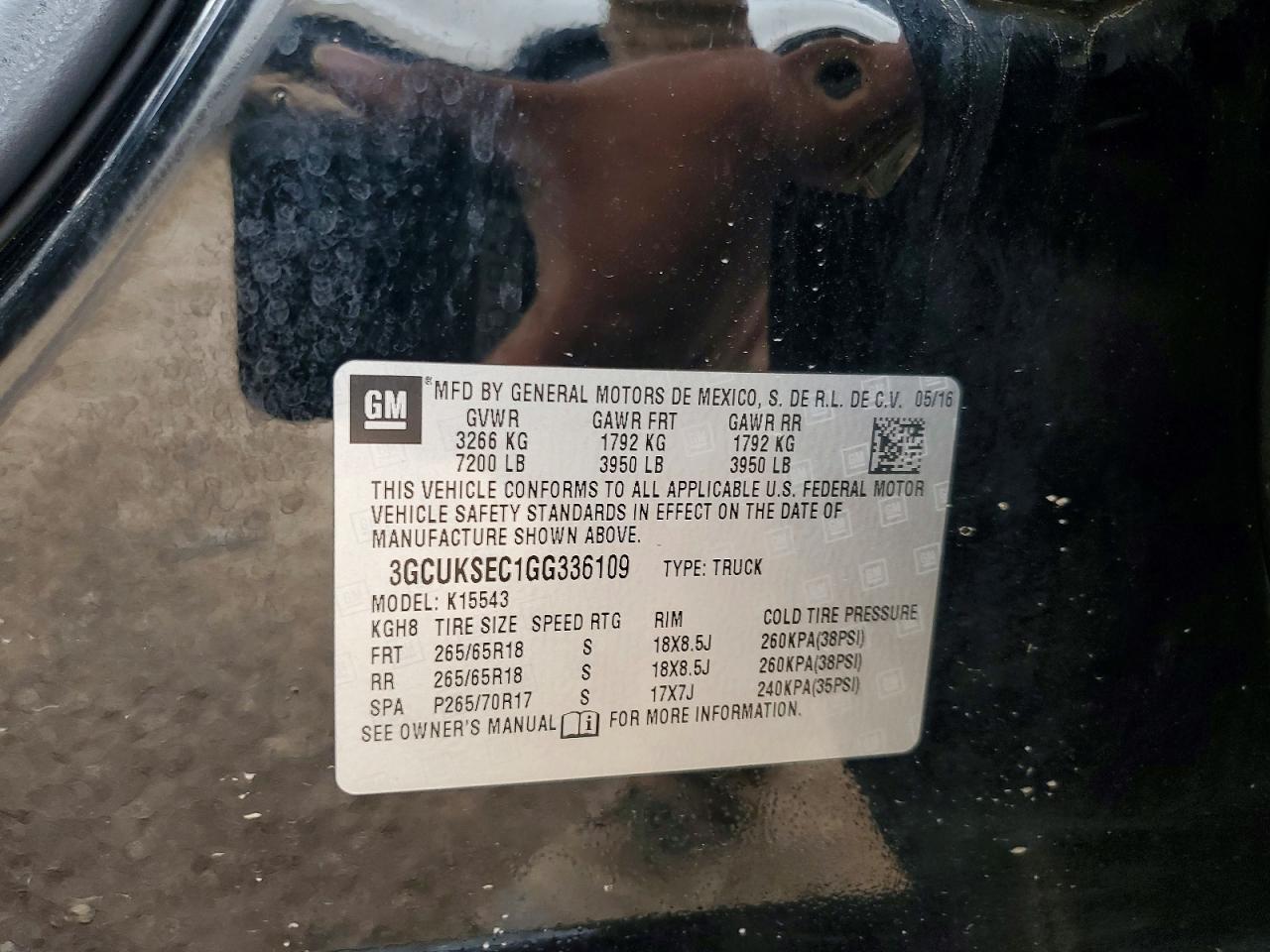 2016 CHEVROLET SILVERADO K1500 LTZ photo 23