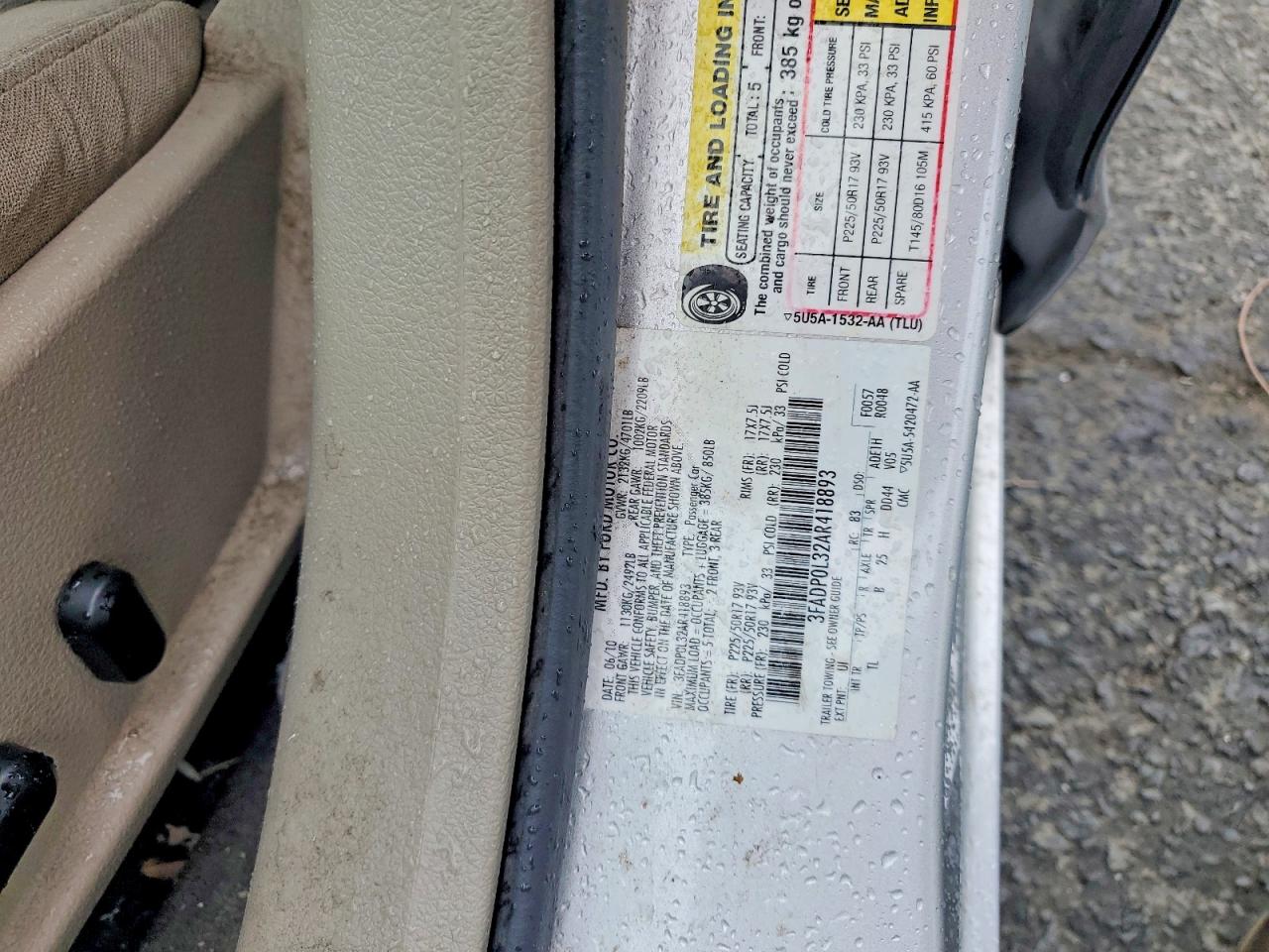 2010 FORD FUSION HYBRID photo 23