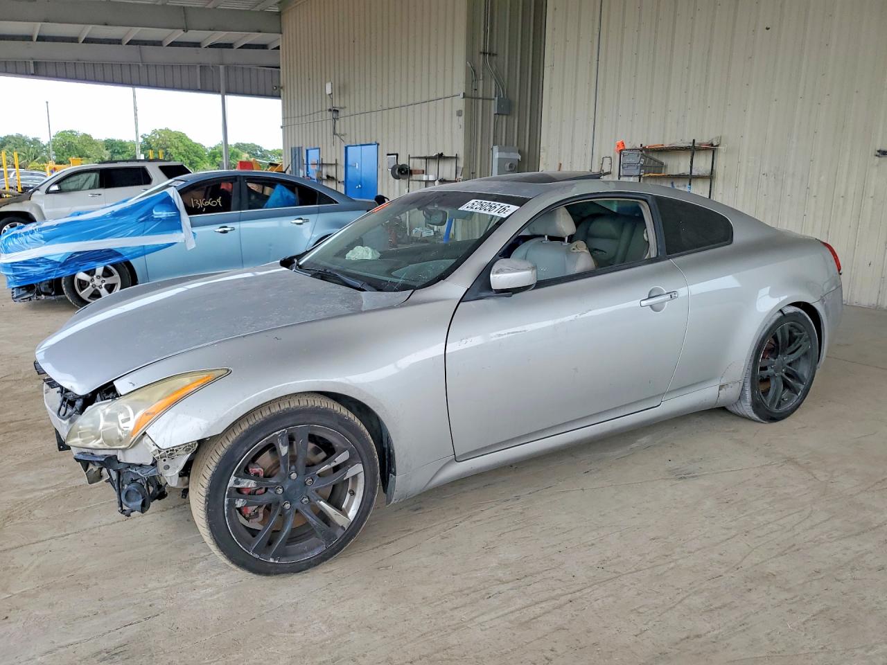 2009 INFINITI G37 COUPE BASE — FRONT END damage — photo 1